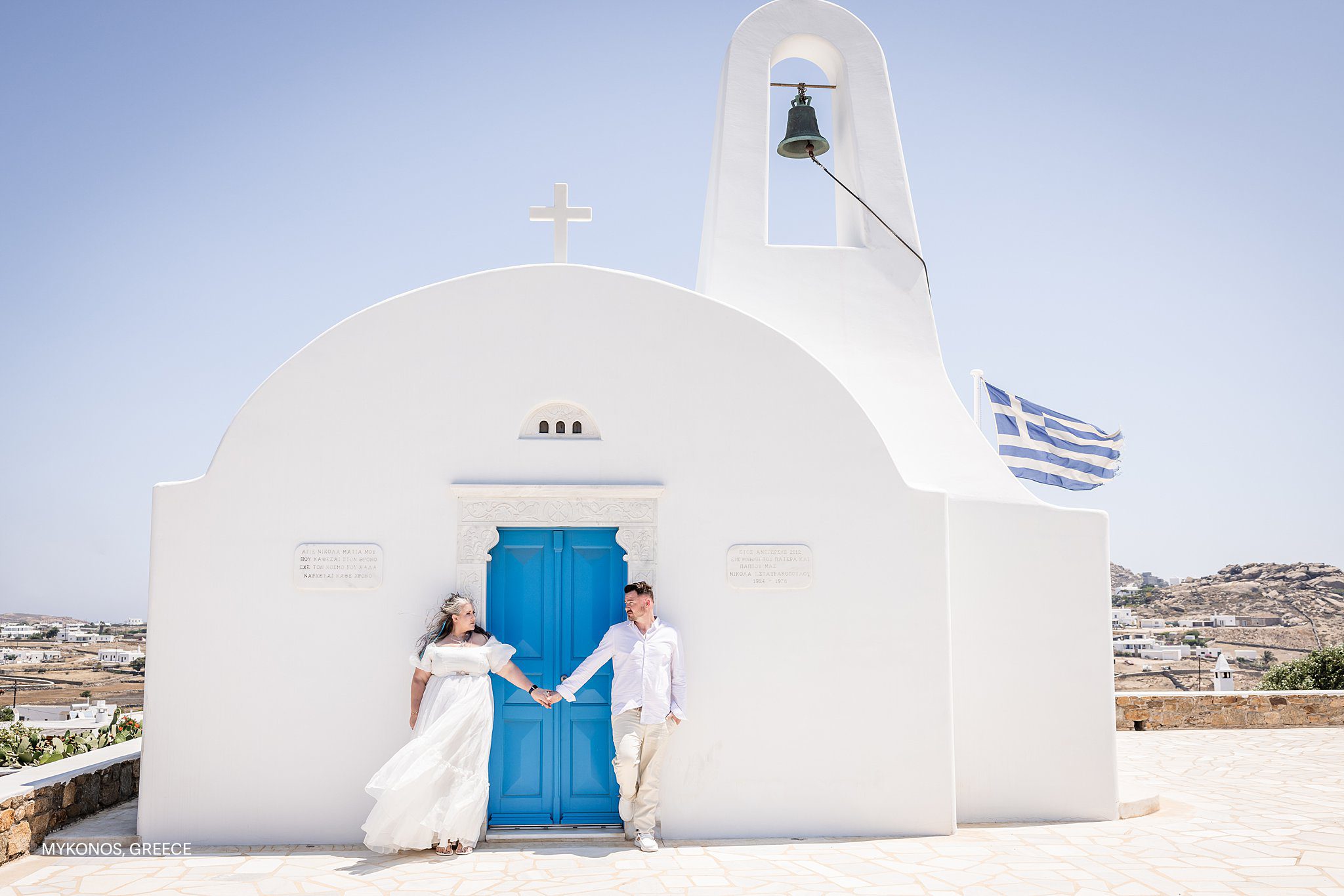 Top 10 Scenic Destination Elopement Locations in Europe - Santorini and Mykonos in Greece